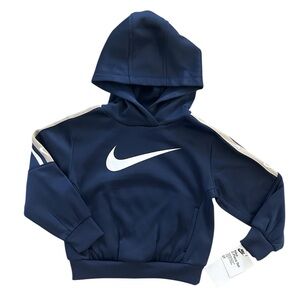 Nike Navy Blue Hooded Sweatshirt DRI-FIT Boys Size 3T NWT